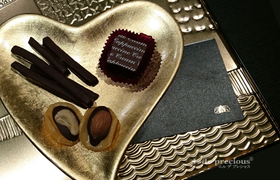 バレンタインフェアのおもてなしのチョコレート