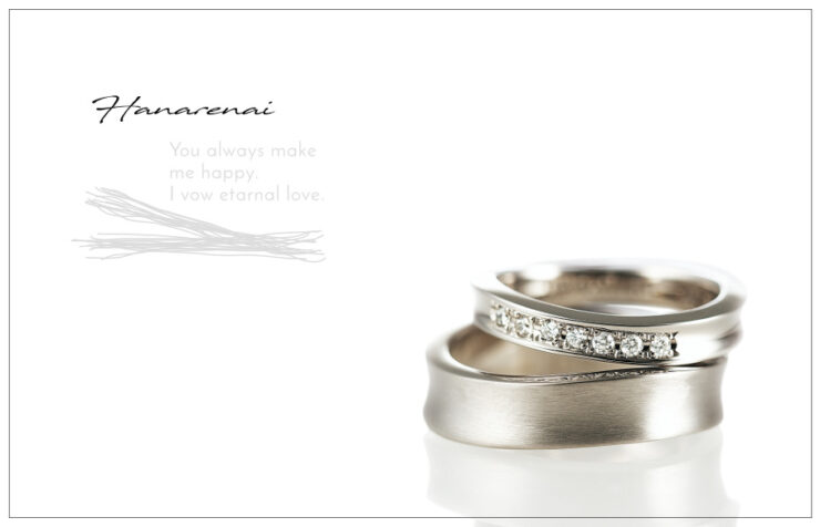 結婚指輪のご紹介「Hanarenai 868モデル」のアイキャッチ
