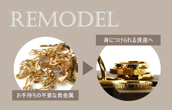 もう一度身に着けられるジュエリーへのアイキャッチ